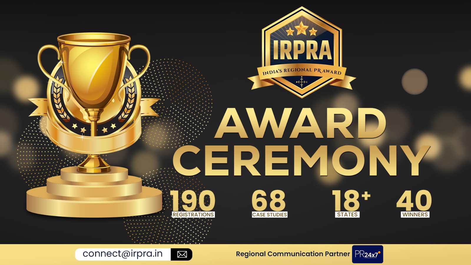 India’s Regional PR Awards 2023 Recognizes Outstanding PR Professionals Under 40