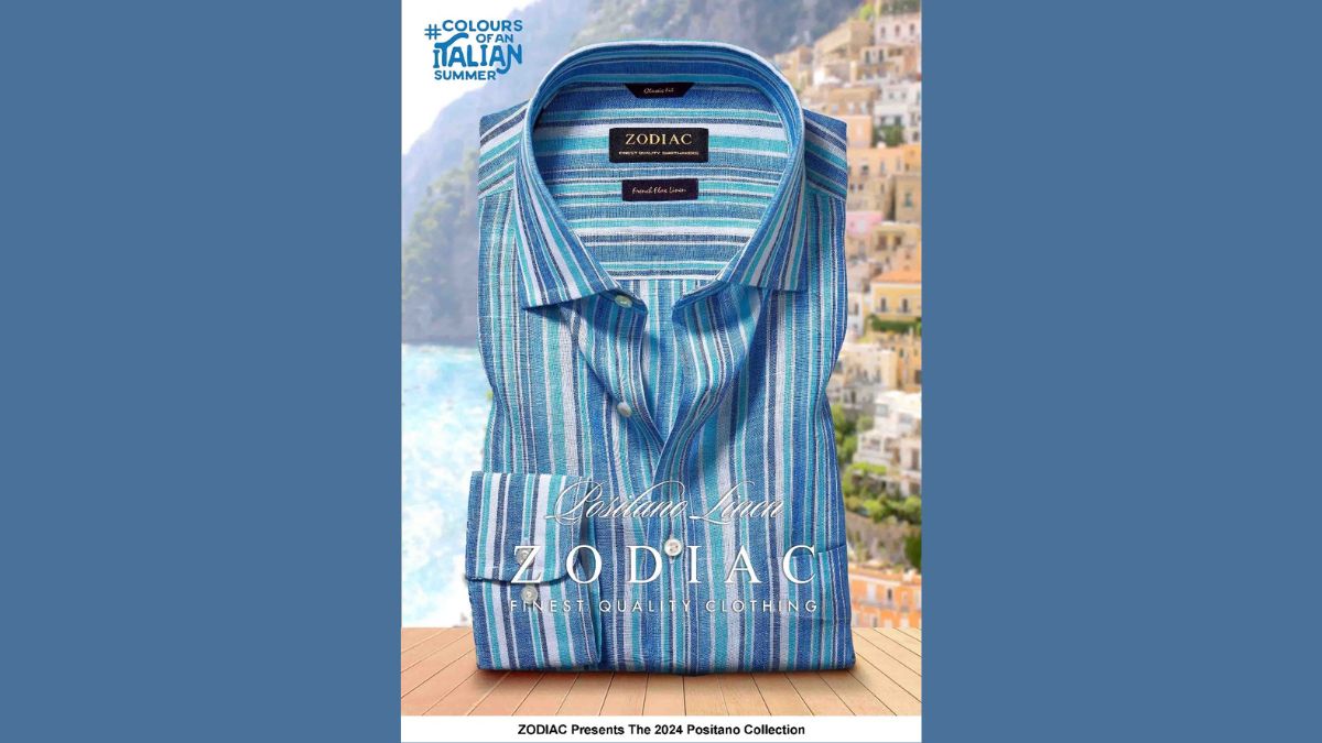 ZODIAC Presents The 2024 Positano Collection  Pure Linen Shirts In Colours Inspired By The Italian Riviera