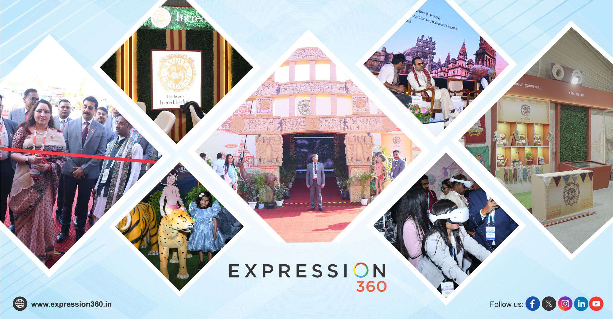 Expression 360 Redefines Experiential Branding at GIS 2025 for Madhya Pradesh Tourism