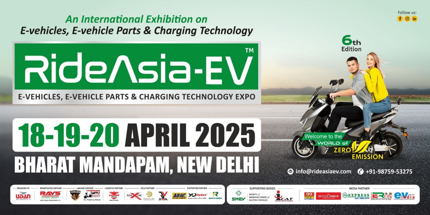 RideAsia 2025 to Showcase the Future of Electric Mobility in India RideAsia 2025 to Showcase the Future of Electric Mobility in India