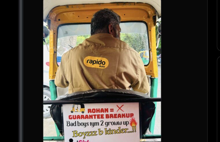 Peak Bengaluru Moment: Bengaluru Rapido Driver’s Anti-Rohan Message Breaks the Internet