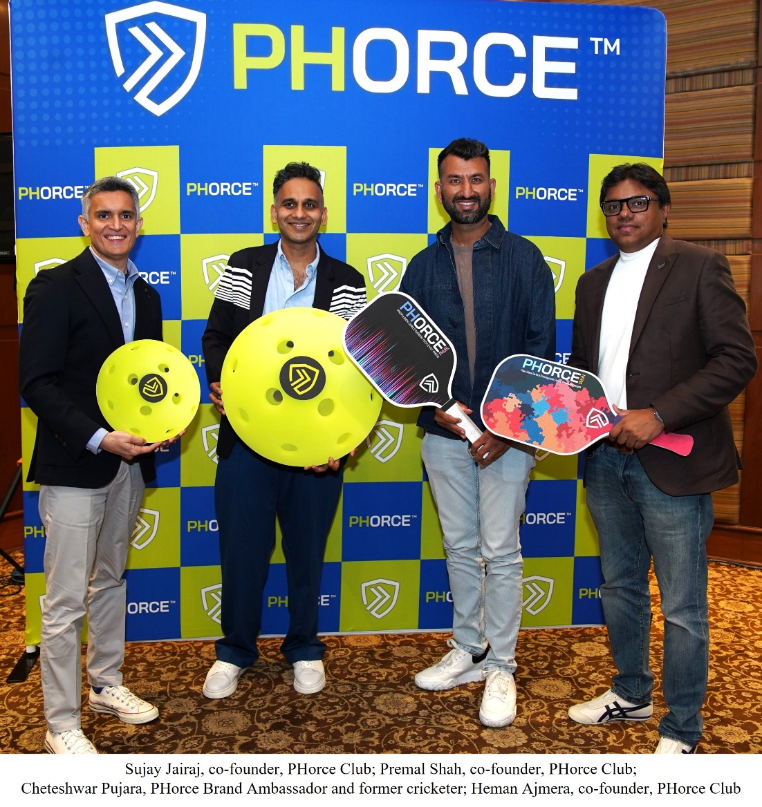 PHorce Club and Cheteshwar Pujara Unite to Champion Pickleball: India’s Next Sporting Revolution
