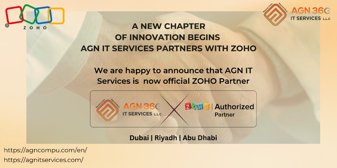 AGN IT Services LLC Secures Official Zoho Partnership to Empower Businesses Across UAE & KSA