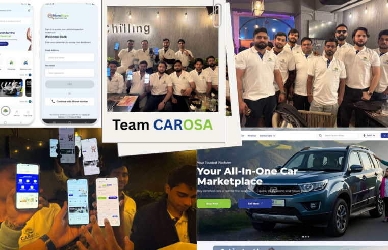 Carosa Launches Web & Mobile App, Expands Pre-Owned Car Ecosystem with MotoRepo, Carosa Care & Gaadi ki Gup-Shup