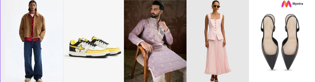 Elevate your wardrobe with standout fashion and beauty picks from Myntra Birthday Blast