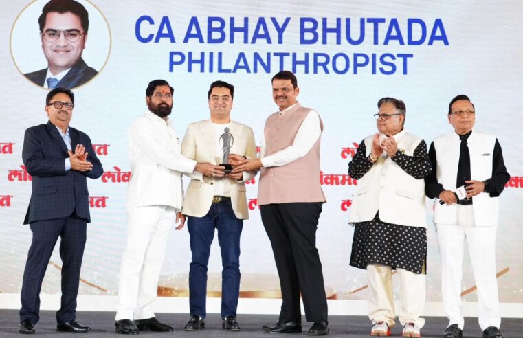 CA Abhay Bhutada Receives Philanthropist of the Year Award 2026 for His Transformative Social Efforts