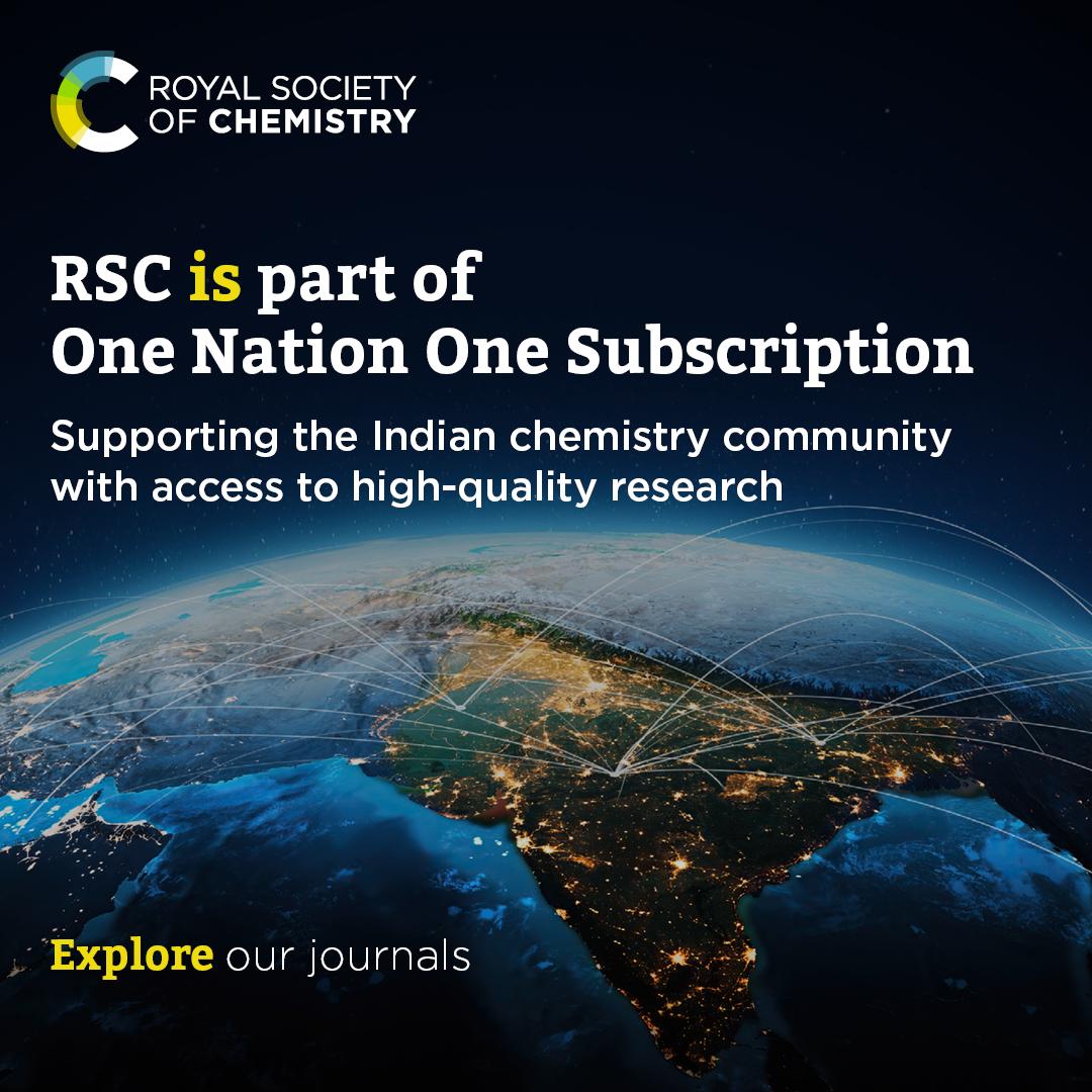 Royal Society of Chemistry joins Government of India’s One Nation One Subscription