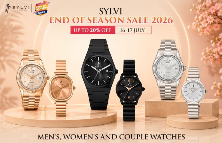 Sylvi End of Season Sale 2026: Up to 20% Off Men’s, Women’s and Couple Watches, 16–17 July