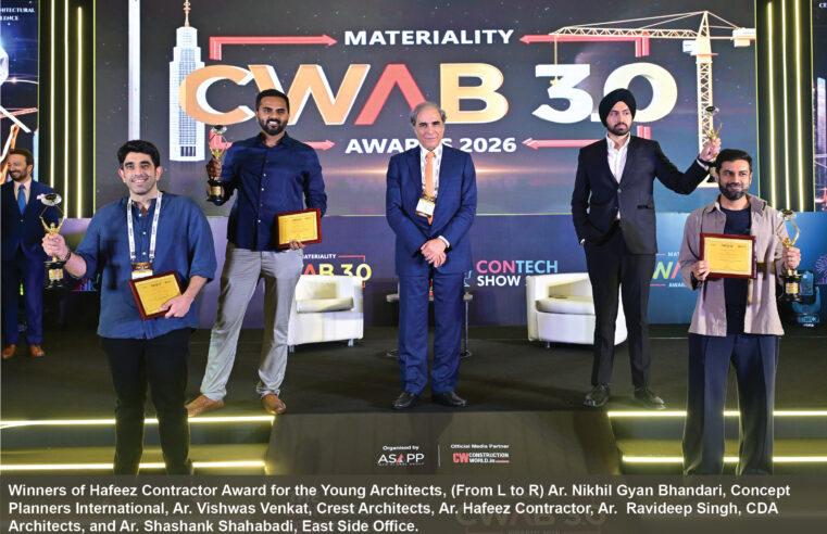 Hafeez Contractor raises urban concerns at CWAB Awards