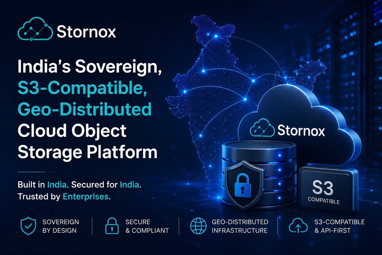 Stornox: India’s Sovereign, S3-Compatible, Geo-Distributed Cloud Object Storage Platform