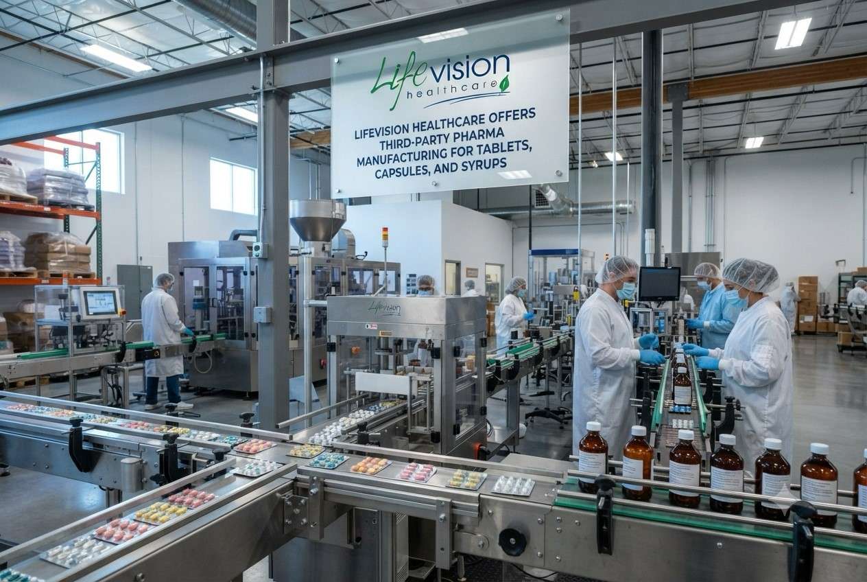 Lifevision Healthcare Offers Third-Party Pharma Manufacturing for Tablets, Capsules, and Syrups